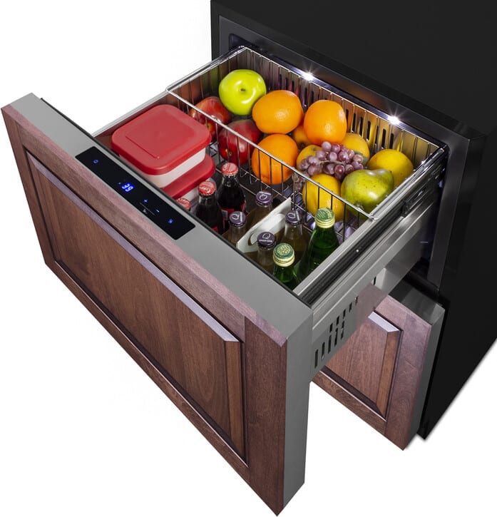 Summit ADRD241PNR 24 Inch Commercial Drawer Refrigerator with 3.7