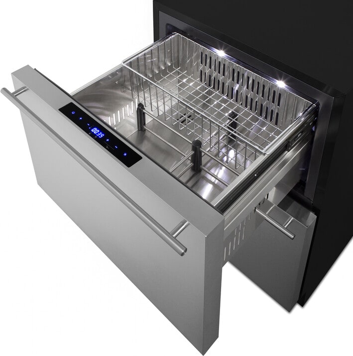 Summit ADRF244 24 Inch Commercial Drawer Refrigerator with 3.3 cu