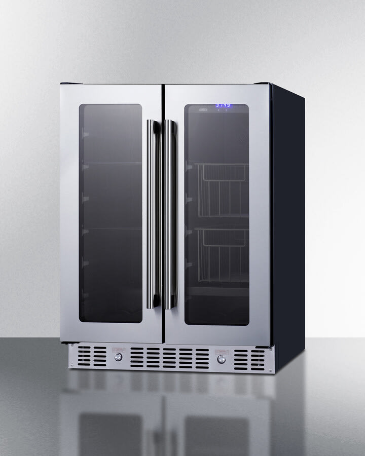 フーディン Summit ALFD24WBVPANTRY 24 Inch Built-In Dual-Zone Produce