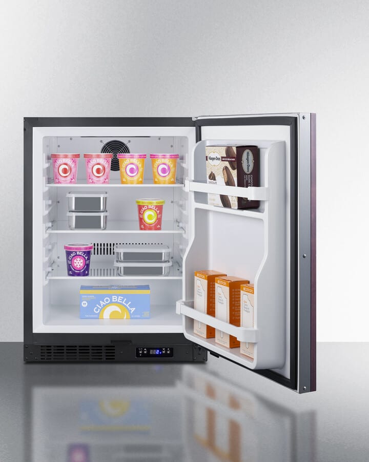 Summit ALFZ51IF 24 Inch Built-In All-Freezer with 4.0 cu ft
