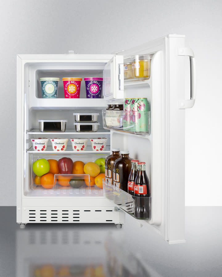 Summit ALRF48 21 Inch Built-In Refrigerator-Freezer with 2.68 Cu