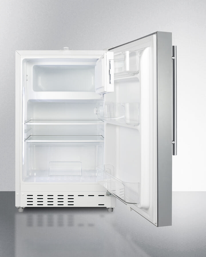 Summit ALRF48SSHV 21 Inch Built-In Compact Refrigerator with 2.68