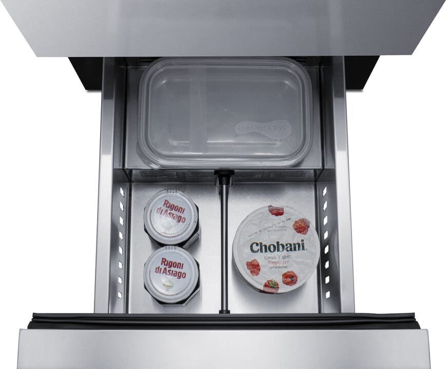 Summit ASDR1524 15 Inch Built-In Drawer All-Refrigerator with 1.7
