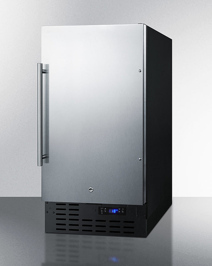 Summit BIM18SSADA 18 Inch Built-In Ice Maker with 8 Lb