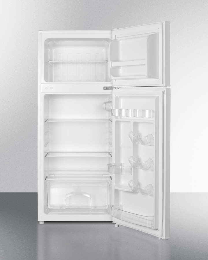 Summit CP72W 19 Inch Top Freezer Refrigerator with 4.5 Cu. Ft