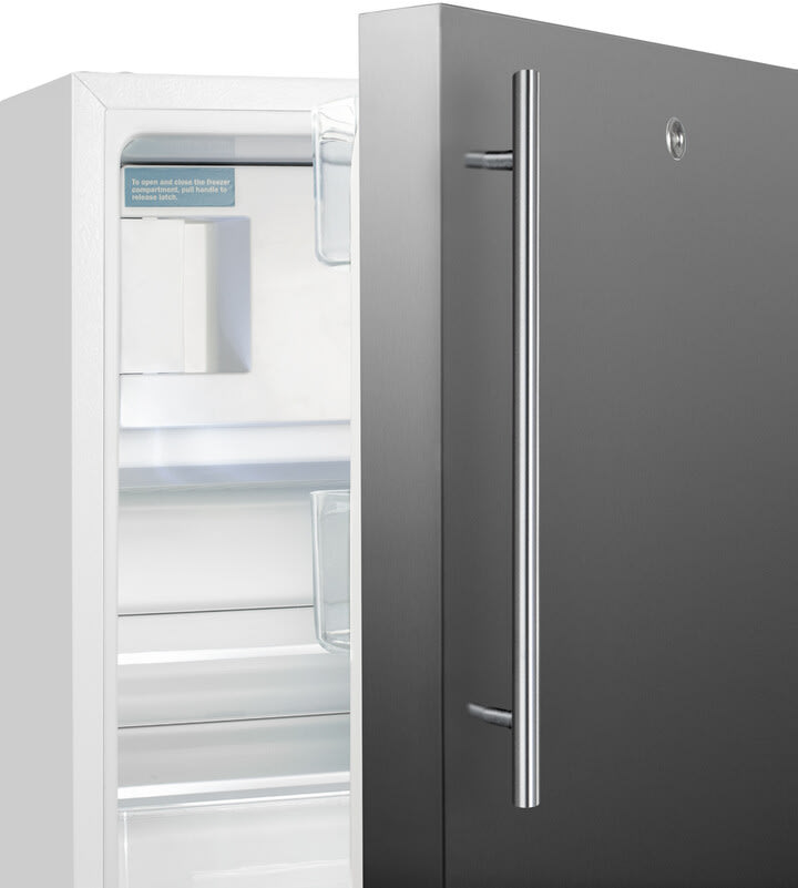Summit ALRF48SSHV 21 Inch Built-In Compact Refrigerator with 2.68