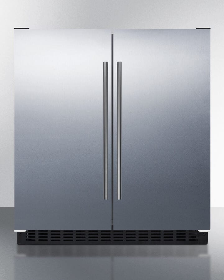 Summit FFRF3075WCSS 30 Inch Side-by-Side Refrigerator with 5.4 Cu
