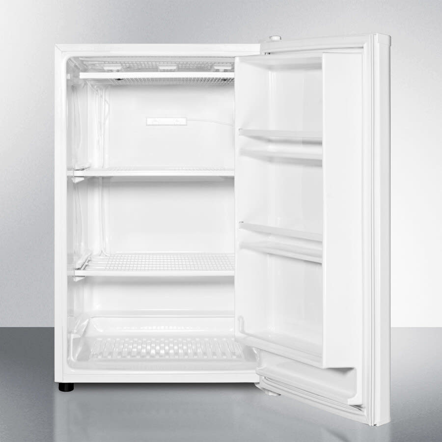 Summit FS605 22 Inch Freestanding All-Freezer with 5.04 Cu.Ft