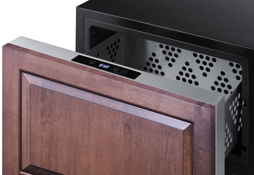 Summit LX1DPNR BeautiFridge™ 18 Inch Built-In Single Cosmetics