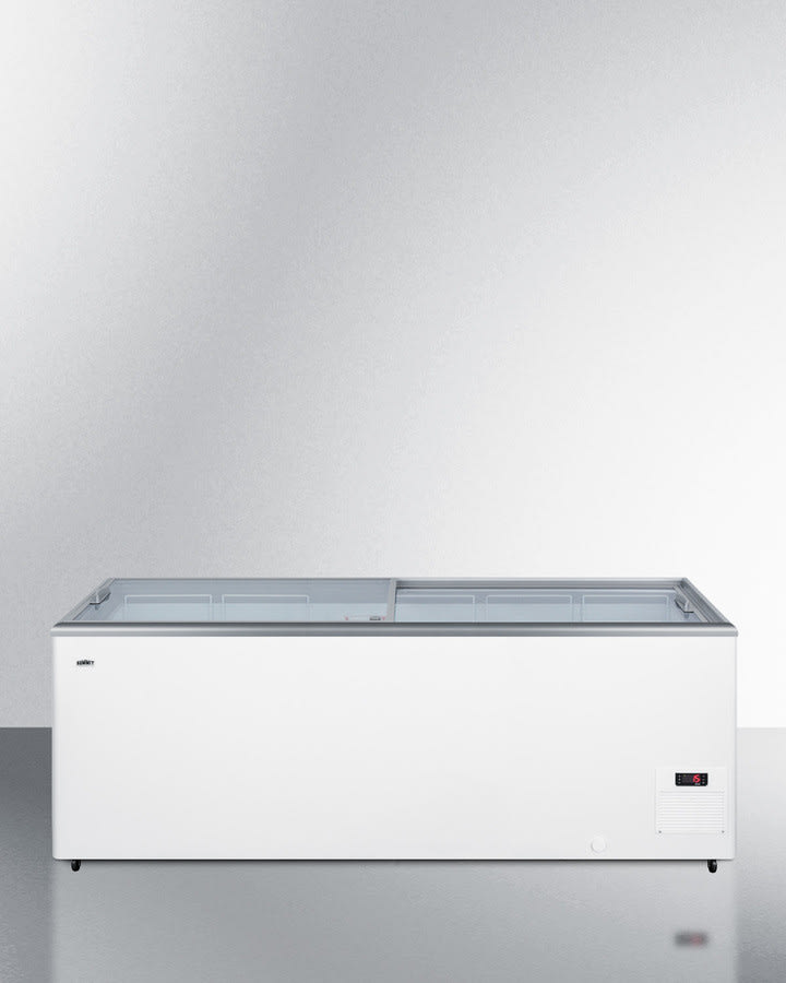Summit NOVA61 71 Inch Commercial Ice Cream Freezer with 21.3 Cu