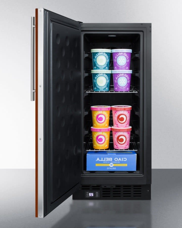 Summit SCFF1533BIFLHD 15 Inch Undercounter Commercial Freezer with
