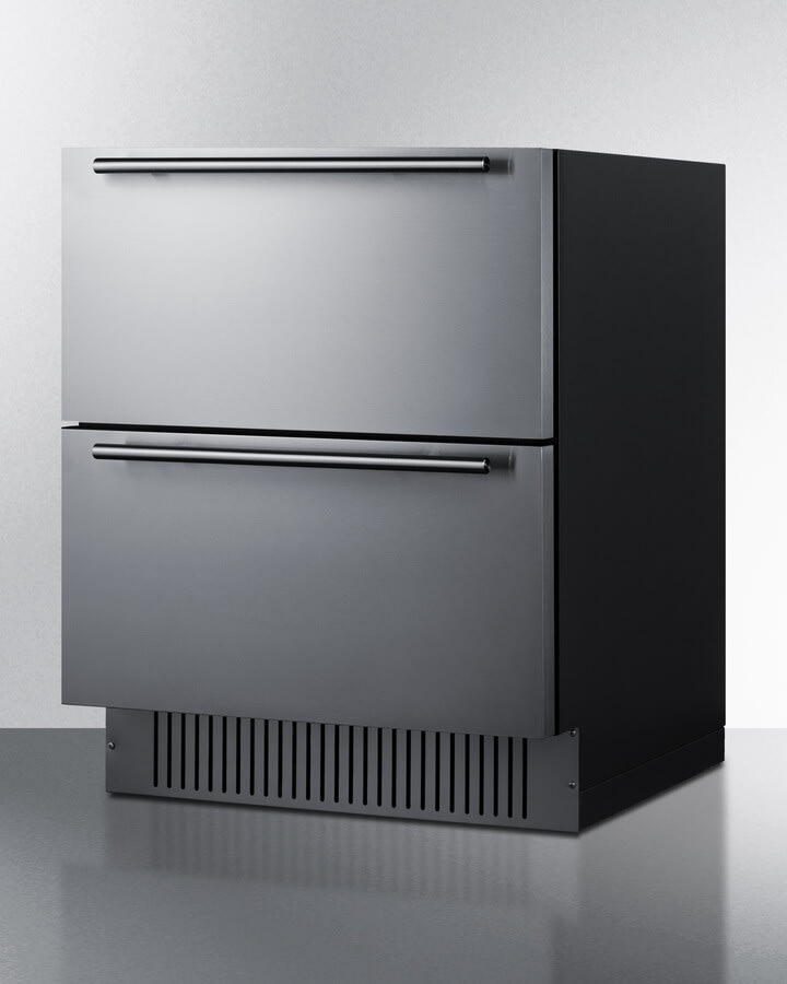 送料無料 いくらから Summit SPR275OS2D 27 Inch Built-In Double Drawer リール