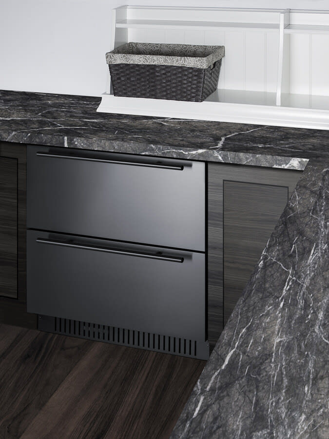 Summit SPR275OS2D 27 Inch Built-In Double Drawer