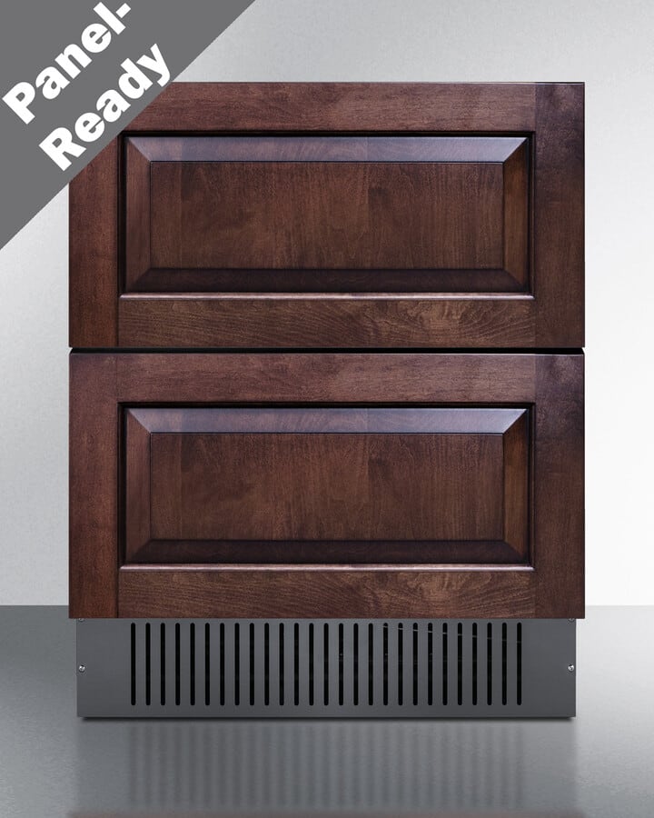 Summit SPR275OS2DPNR 27 Inch Built-In Double Drawer Refrigerator