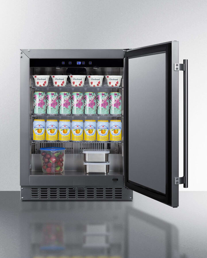 Summit SPR618OSADA 24 Inch Outdoor Undercounter Refrigerator