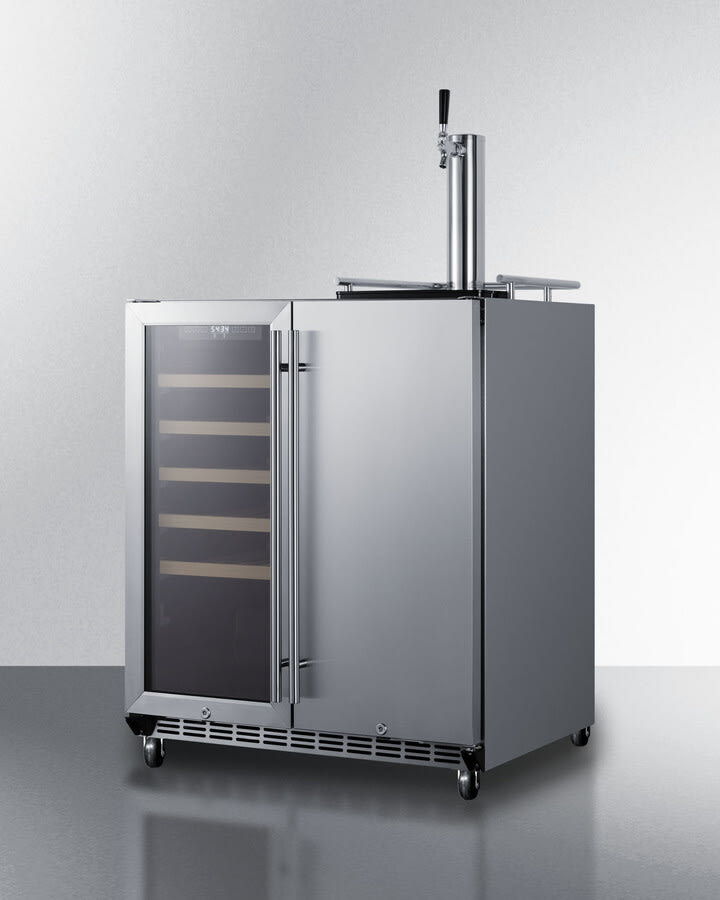 Glass door kegerator online