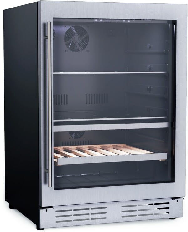 Elica EBS52SS1 24 Inch Dual Zone Wine and Beverage Center with 4.8