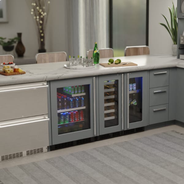 Marvel MPBV415IG31A 15 Inch Built-In Beverage Center with 6 Bottle