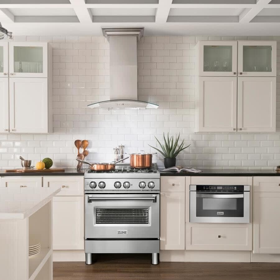 ZLINE RABR30 30 Inch Freestanding Dual Fuel Range with 4-Sealed