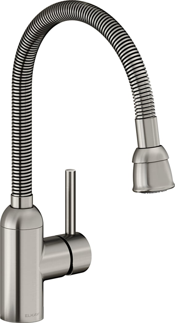 Elkay LK2500LS Single Lever Flexible-Spout Laundry Faucet with 8 3