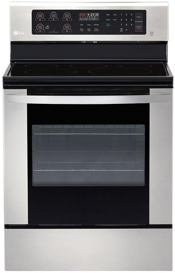 Lg lre3060st 6.3 cu ft electric single oven range with easyclean online