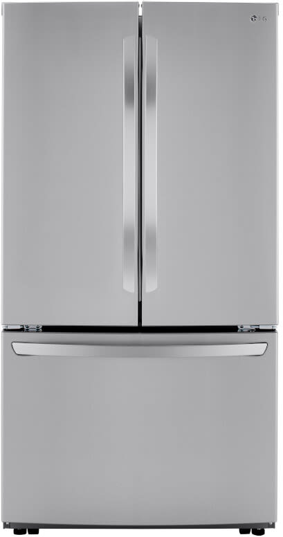 LG LRFCS29D6S 36 Inch Smart Freestanding French Door Refrigerator with 29 cu. ft. Total Capacity Door Cooling IcePlus Ice Maker Door Alarm Child Lock Sabbath Mode and Energy Star Certified