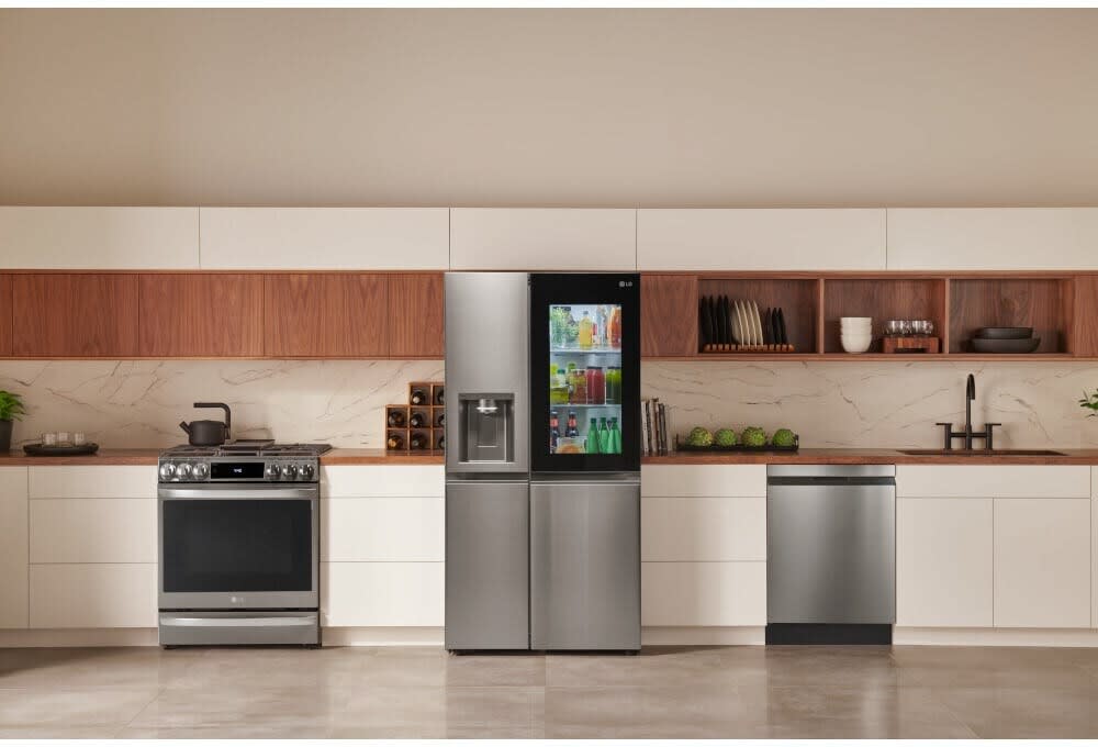 LG LRSOS2706S 36 Inch Freestanding Side by Side Smart Refrigerator with 27.1 Cu. Ft. Total Capacity Edge to Edge InstaView Dual Ice Maker UVnano Dispenser Cool Guard Panel ADA Compliant and ENERGY STA...
