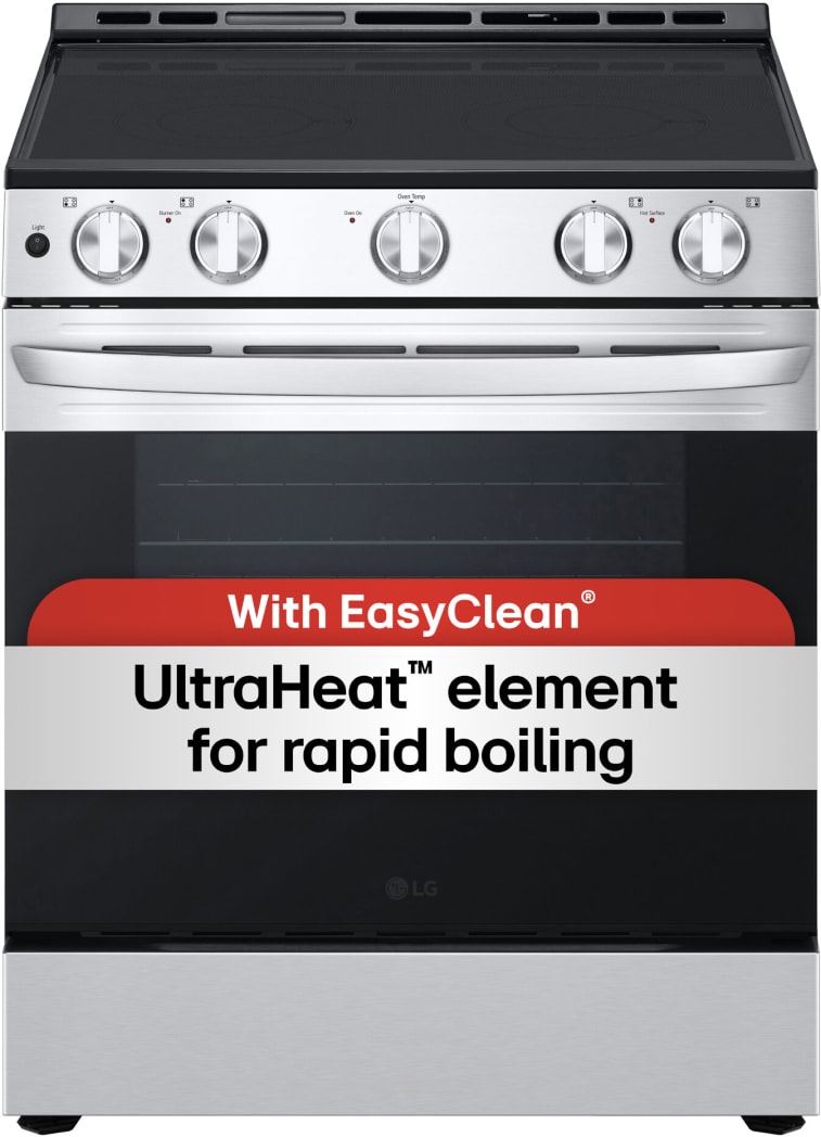 LG LSEL6330SE 30 Inch Slide-In Electric Range with 6.3 cu.ft