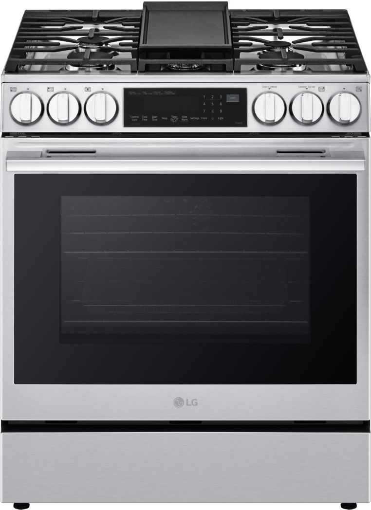 LG LSGL6335X 30 Inch Smart Slide-in Gas Range with 5 Sealed