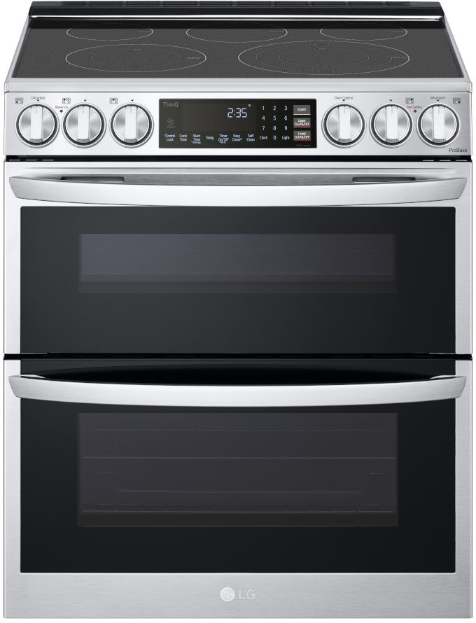 Stainless steel double oven electric stove best sale