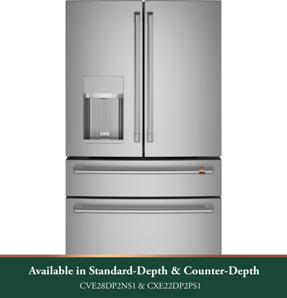 Cafe CVE28DP2NS1 36 Inch 4-Door French-Door Smart Refrigerator