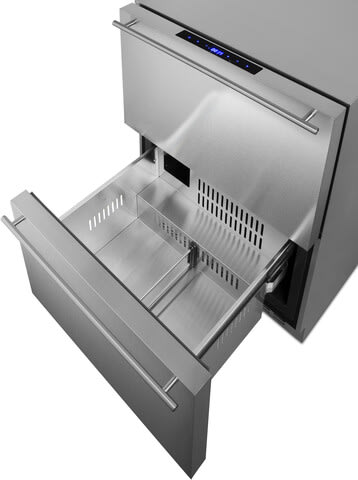 Summit ADRF244CSS 24 Inch Commercial Drawer Refrigerator with 3.3