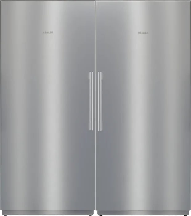 Miele side by side fridge freezer with ice maker top