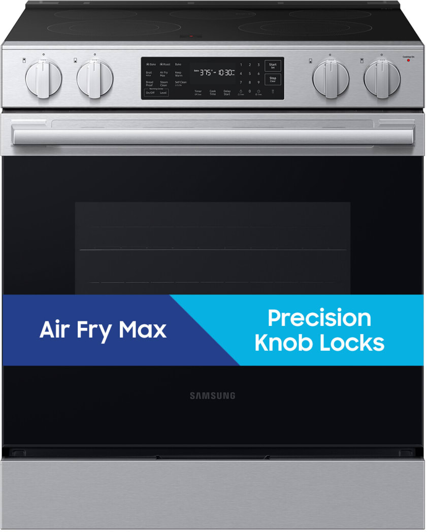 Samsung NSE70H63SR 30 Inch Slide-In Electric Smart Range with 5