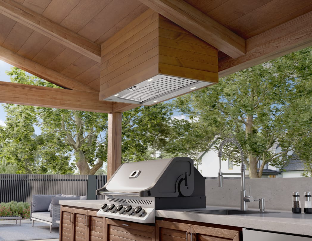 Zephyr AK9858BS Spruce Undercabinet Outdoor Insert Range Hood with