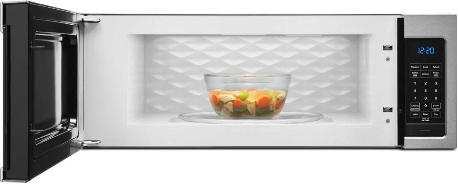 Whirlpool WML35011KS 30 Inch Over the Range Microwave Hood Combination with 1.1 Cu. Ft. Capacity 2 Speed 360 CFM Motor Class 1000 Watt Cooking