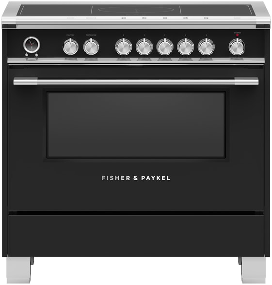 Freestanding induction hob and oven top