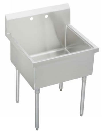 Elkay PLA8136 39 Inch Free Standing Utility Sink with 14 Inch Bowl