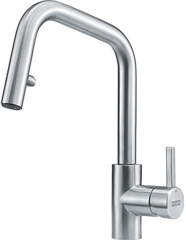 Franke FFP4250 Single Lever Stainless Steel Prep Faucet with High