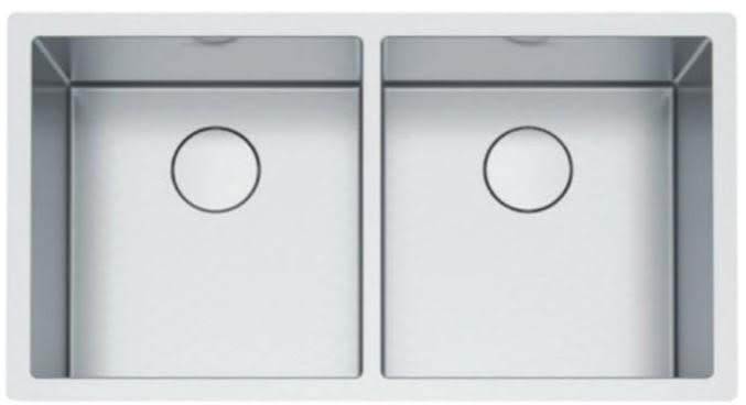 Franke PS2X1201616 36 Inch Undermount Double Bowl Stainless Steel