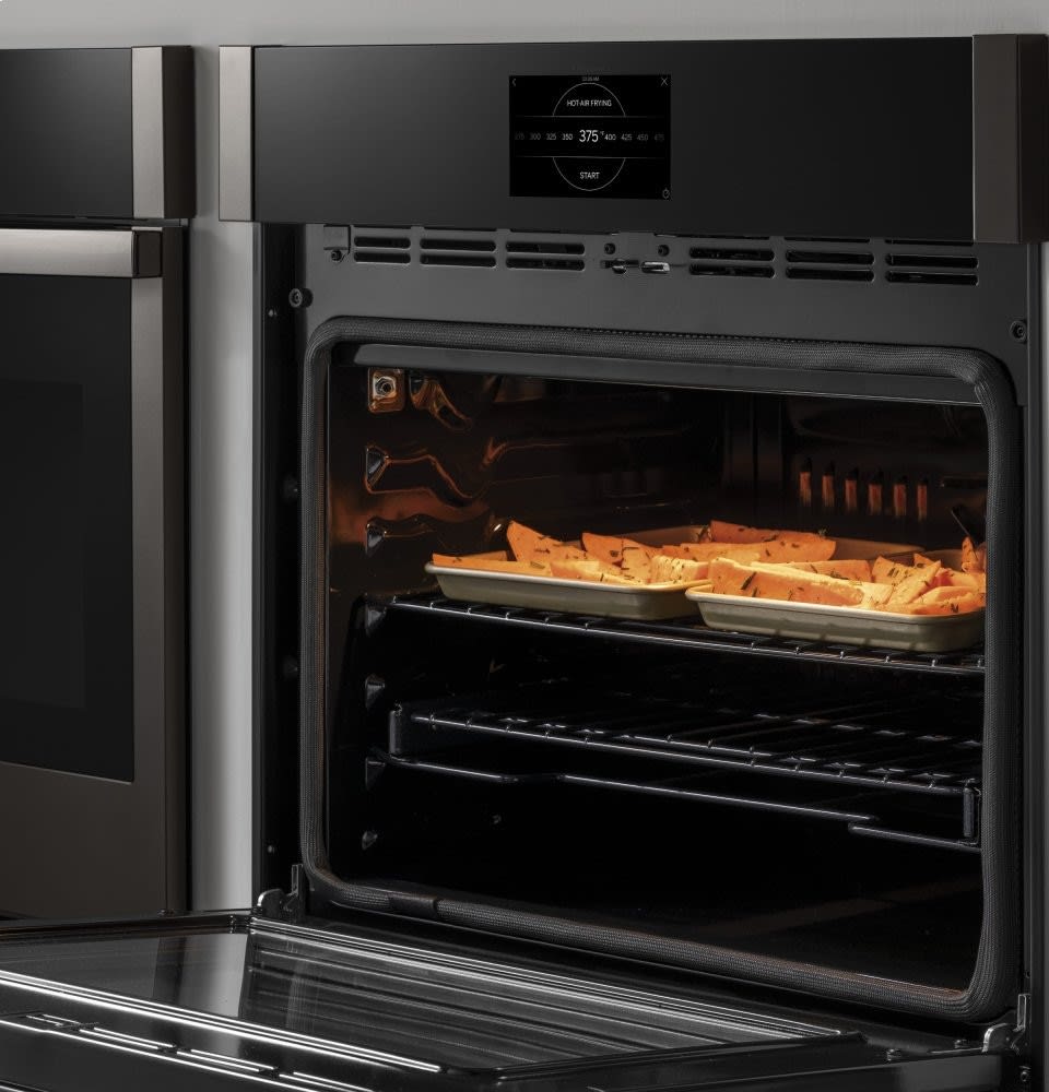 GE PTS7000SNSS 30 Inch Smart Single Wall Oven with 5 cu. ft. Total Capacity Wi Fi 7 Brilliant Touch Display True European Convection with Direct