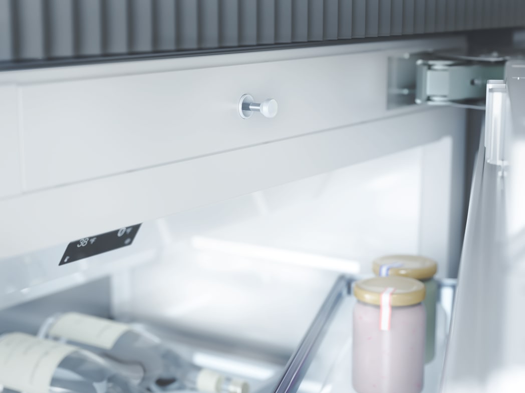 Miele KF2982SF 36 Inch Built In French Door Smart Refrigerator with 19.42 cu. ft. Total Capacity IceMaker DynaCool MasterFresh System Push2Open