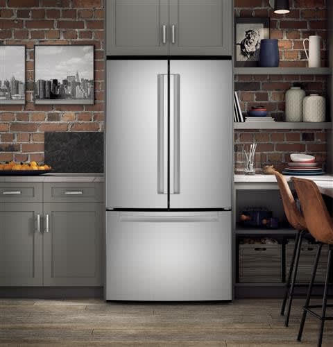 Haier QNE27JYMFS 36 Inch French Door Refrigerator with 27 Cu. Ft