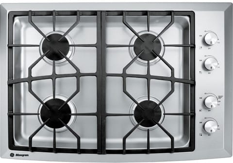 Monogram ZGU384NSMSS 30 Inch Gas Cooktop with 4 Dual Flame Monogram ZGU384NSMSS 30 Inch Gas Cooktop with 4 Dual Flame