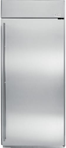 Monogram ZIFS360NXRH 36 Inch Built-in Upright Freezer with Wire