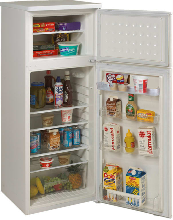 Avanti RA754WT 7.5 cu. ft. Counter-Depth Top-Freezer Refrigerator