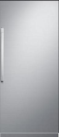 Dacor RAC30AHRHSR 30 Inch Column Pro Door Panel in Silver