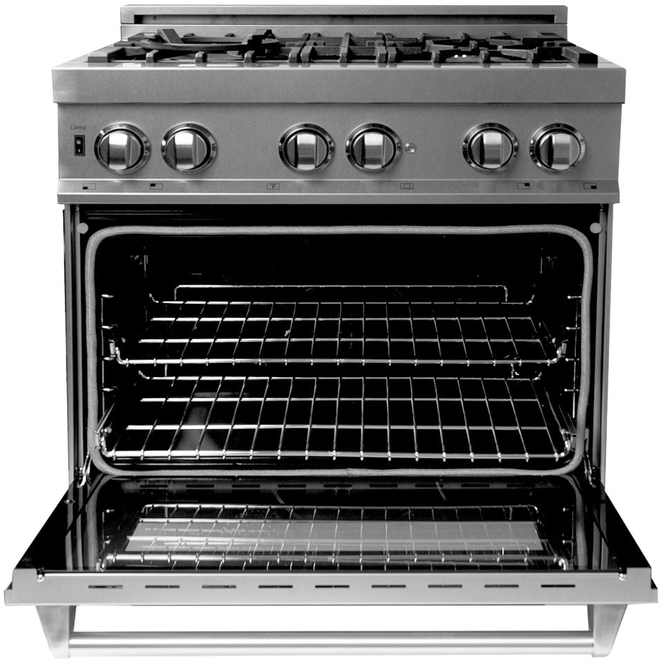 ZLINE RASSN30 30 Inch Professional Dual Fuel Range with 4 Italian