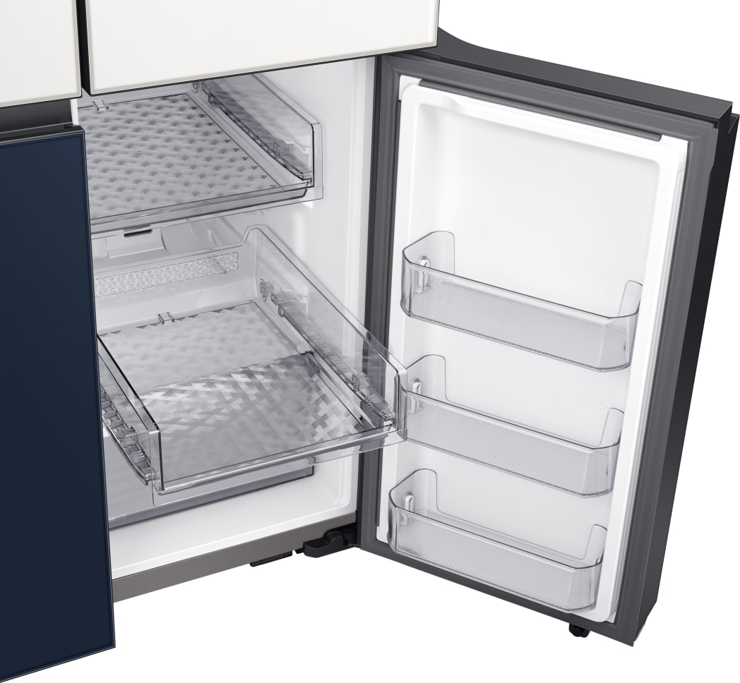 Samsung RF29A9675AP 36 Inch 4 Door Flex Smart Refrigerator with 29 cu. ft. Capacity Beverage Center AutoFill Pitcher Dual Ice Maker FlexZone