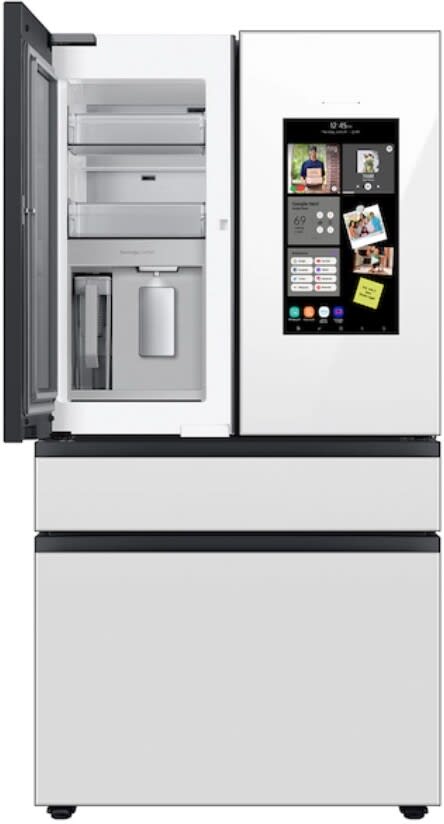 Samsung RF29BB890012 36 Inch Freestanding Smart 4 Door French Door Refrigerator with 29 cu. ft. Capacity 4 Shelves Gallon Bin FlexZone Family Hub Twin Cooling Beverage Center Dual Ice Maker and ENERGY...